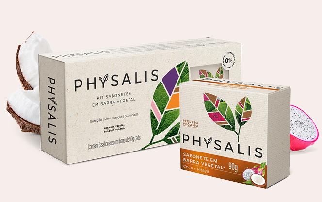 puro cuidado physalis phisalia linha de cosmeticos veganos produtos sabonete em barra para banho cabelos corpo pele